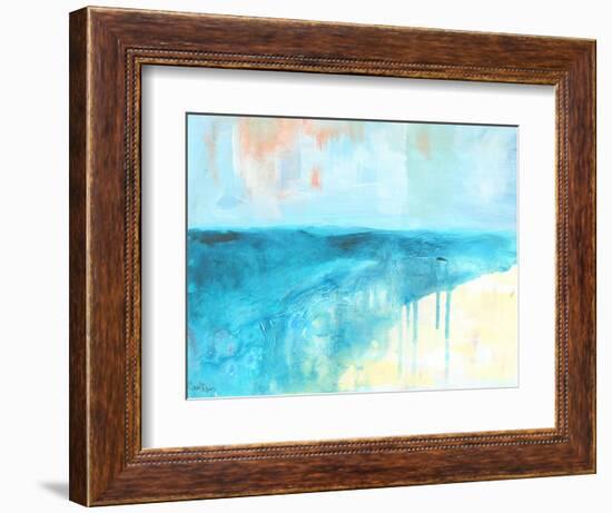 Coastal Blues 2-Jan Weiss-Framed Premium Giclee Print