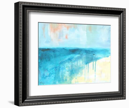 Coastal Blues 2-Jan Weiss-Framed Premium Giclee Print