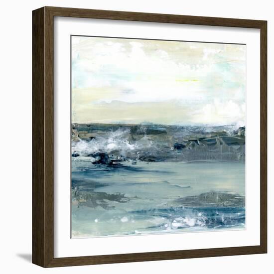 Coastal Blues I-Lila Bramma-Framed Art Print