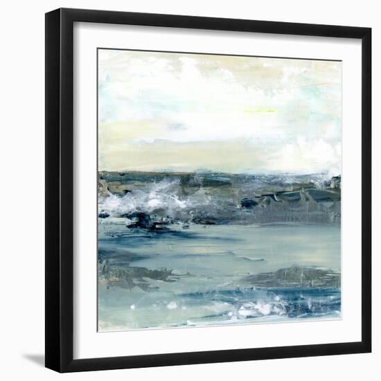 Coastal Blues I-Lila Bramma-Framed Art Print