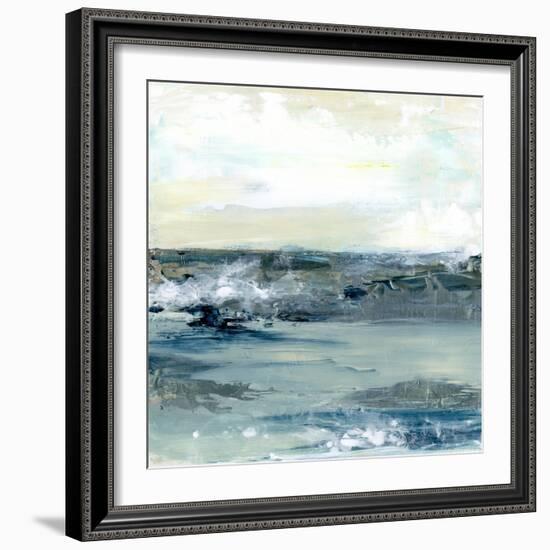 Coastal Blues I-Lila Bramma-Framed Art Print