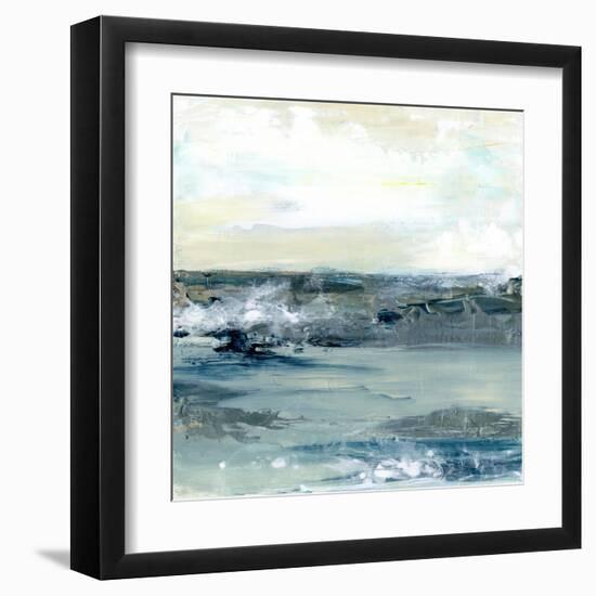 Coastal Blues I-Lila Bramma-Framed Art Print