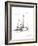 Coastal Boat Sketch II-Lanie Loreth-Framed Art Print