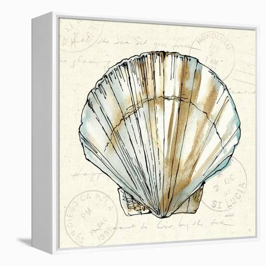 Coastal Breeze VII-Anne Tavoletti-Framed Stretched Canvas