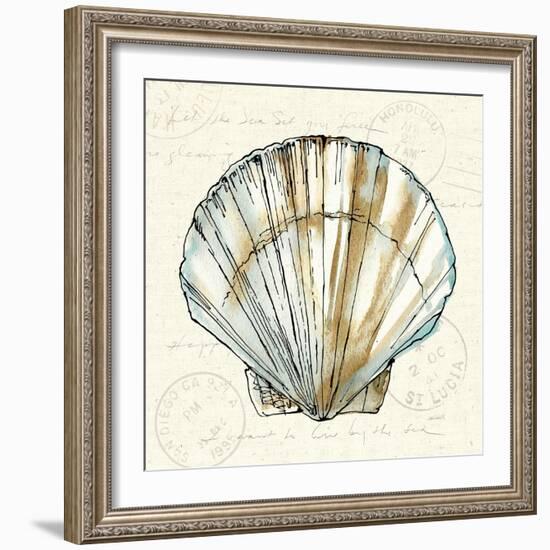 Coastal Breeze VII-Anne Tavoletti-Framed Art Print