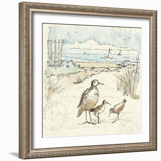 Coastal Breeze X-Anne Tavoletti-Framed Art Print