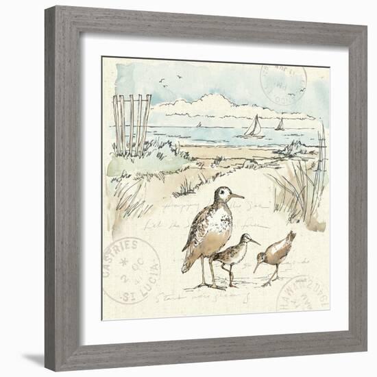 Coastal Breeze X-Anne Tavoletti-Framed Art Print