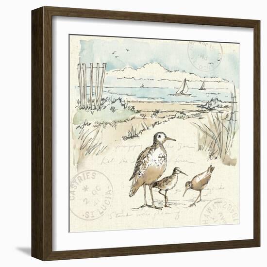 Coastal Breeze X-Anne Tavoletti-Framed Art Print