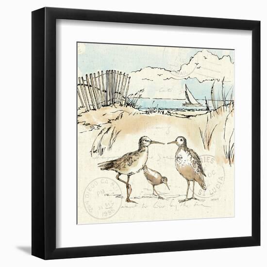 Coastal Breeze XI-Anne Tavoletti-Framed Art Print