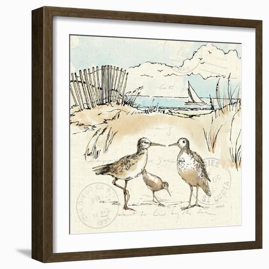 Coastal Breeze XI-Anne Tavoletti-Framed Art Print