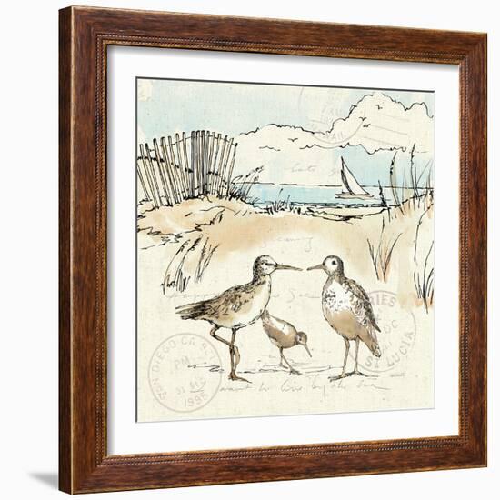 Coastal Breeze XI-Anne Tavoletti-Framed Art Print