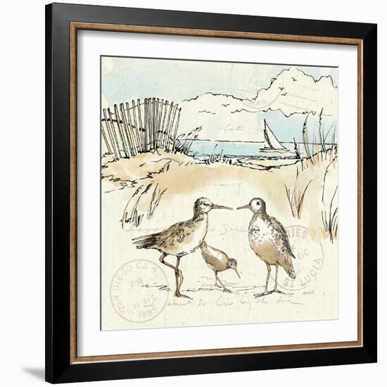 Coastal Breeze XI-Anne Tavoletti-Framed Art Print