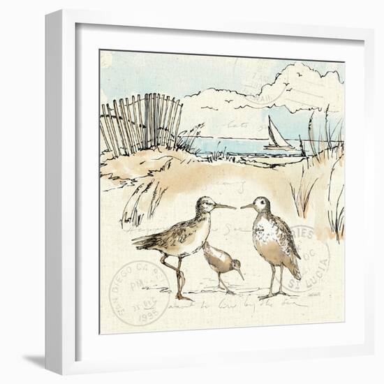 Coastal Breeze XI-Anne Tavoletti-Framed Art Print