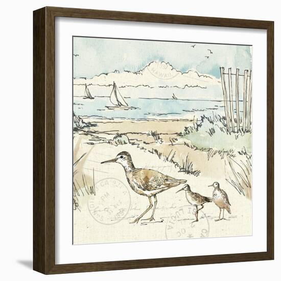 Coastal Breeze XII-Anne Tavoletti-Framed Art Print