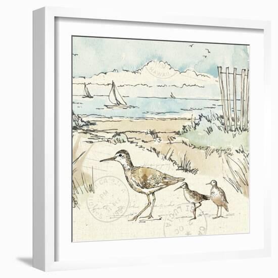 Coastal Breeze XII-Anne Tavoletti-Framed Art Print