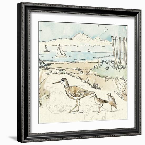 Coastal Breeze XII-Anne Tavoletti-Framed Art Print