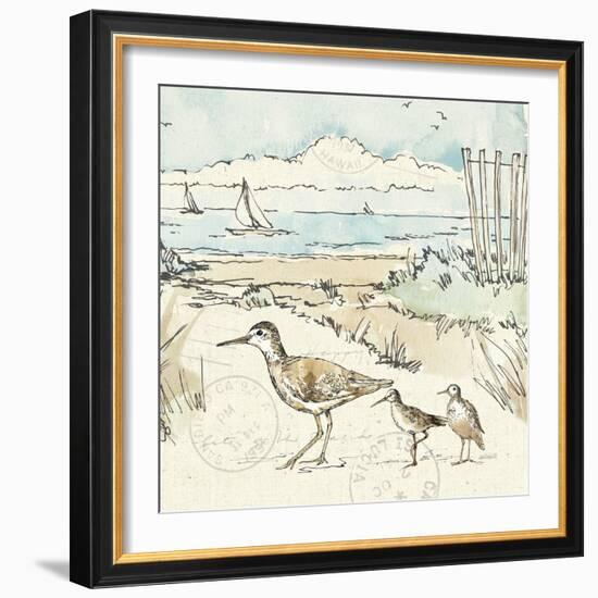 Coastal Breeze XII-Anne Tavoletti-Framed Art Print