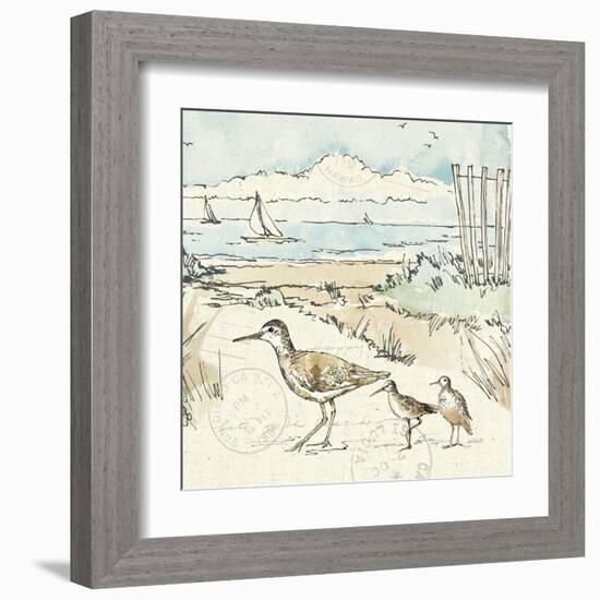 Coastal Breeze XII-Anne Tavoletti-Framed Art Print