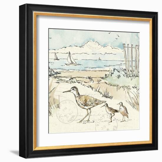 Coastal Breeze XII-Anne Tavoletti-Framed Art Print