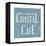 Coastal Cafe Square-Elizabeth Medley-Framed Stretched Canvas