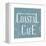 Coastal Cafe Square-Elizabeth Medley-Framed Stretched Canvas