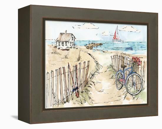 Coastal Catch V-Anne Tavoletti-Framed Stretched Canvas