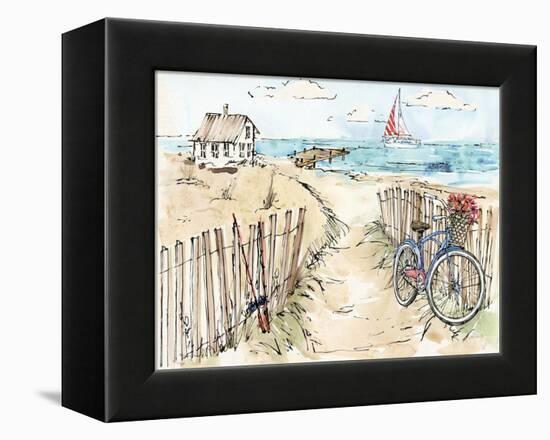 Coastal Catch V-Anne Tavoletti-Framed Stretched Canvas