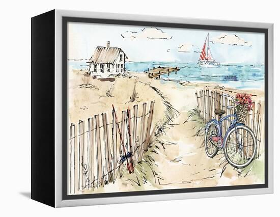 Coastal Catch V-Anne Tavoletti-Framed Stretched Canvas