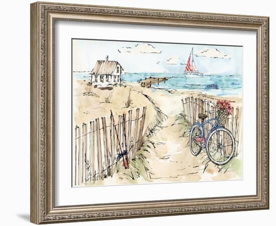 Coastal Catch V-Anne Tavoletti-Framed Art Print