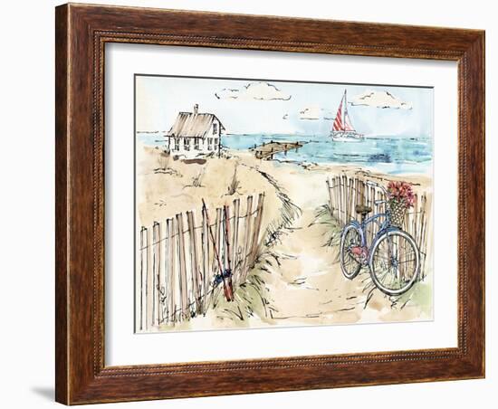 Coastal Catch V-Anne Tavoletti-Framed Art Print