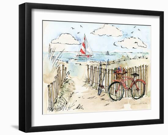 Coastal Catch VI-Anne Tavoletti-Framed Art Print