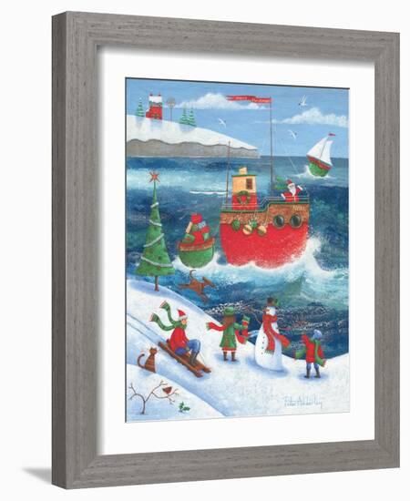 Coastal Christmas-Peter Adderley-Framed Art Print