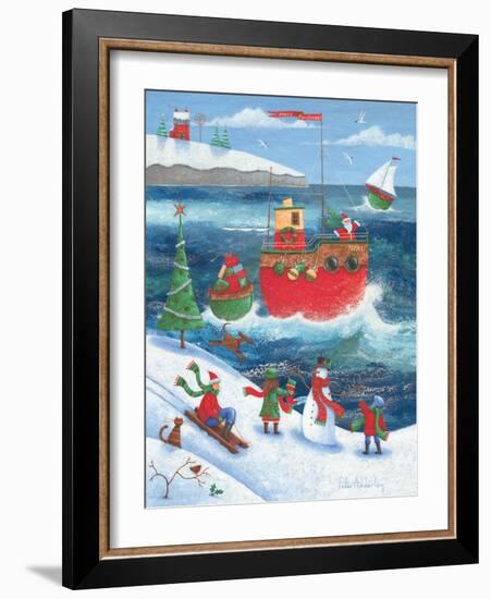 Coastal Christmas-Peter Adderley-Framed Art Print