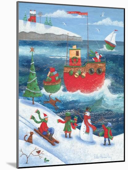 Coastal Christmas-Peter Adderley-Mounted Art Print