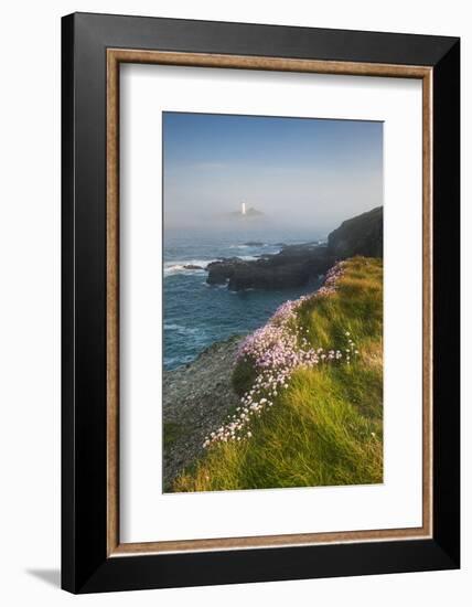 Coastal Cliffs, Godrevy Point, Nr St Ives, Cornwall, England-Paul Harris-Framed Photographic Print