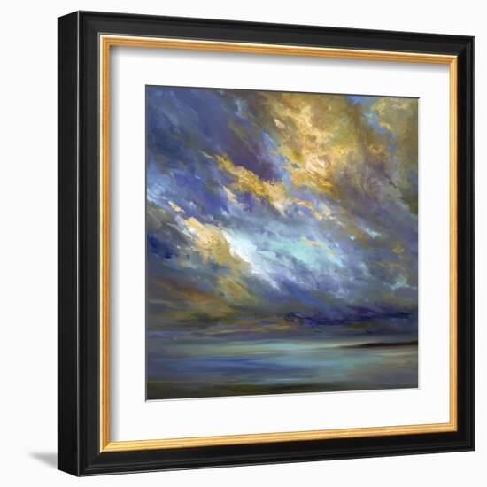 Coastal Clouds #30-Sheila Finch-Framed Art Print