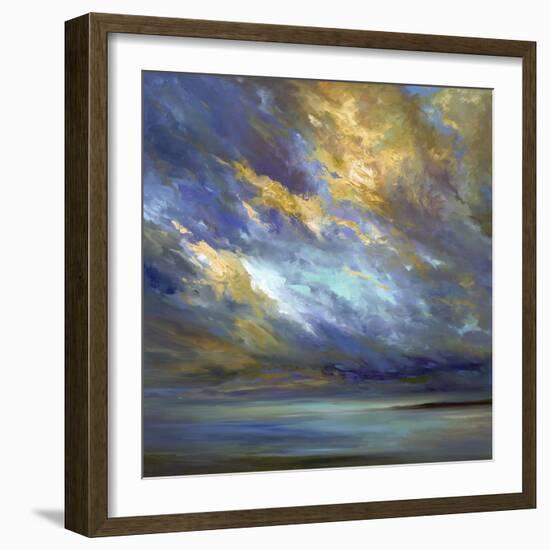 Coastal Clouds #30-Sheila Finch-Framed Art Print