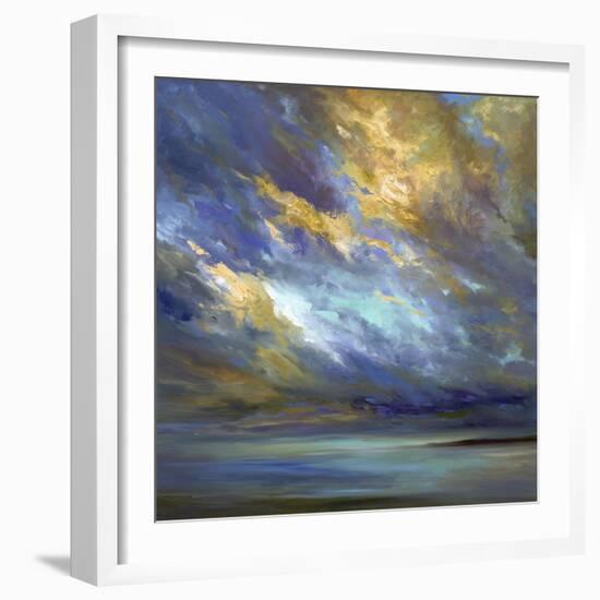 Coastal Clouds #30-Sheila Finch-Framed Art Print