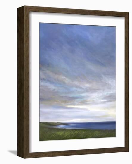 Coastal Clouds Diptych I-Sheila Finch-Framed Art Print