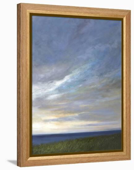 Coastal Clouds Diptych II-Sheila Finch-Framed Stretched Canvas