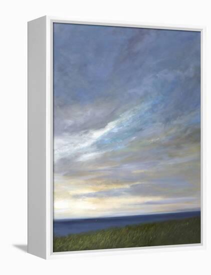 Coastal Clouds Diptych II-Sheila Finch-Framed Stretched Canvas