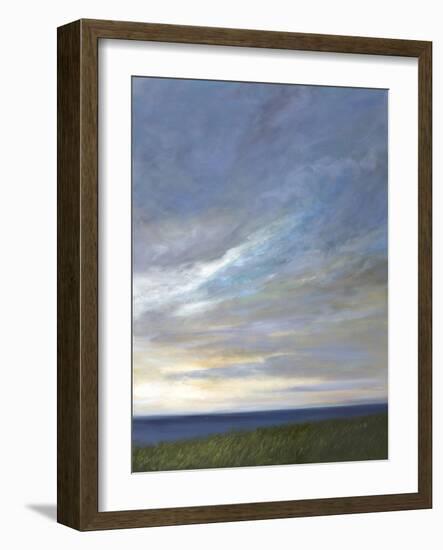 Coastal Clouds Diptych II-Sheila Finch-Framed Art Print