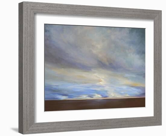 Coastal Clouds II-Sheila Finch-Framed Art Print