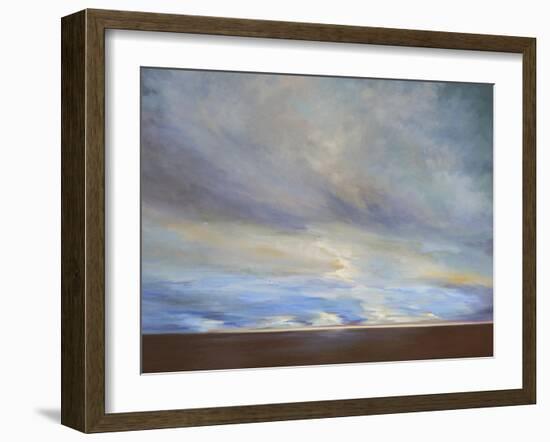 Coastal Clouds II-Sheila Finch-Framed Art Print