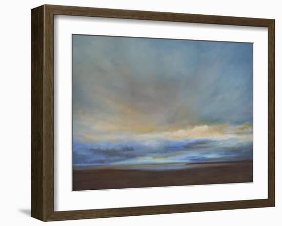 Coastal Clouds III-Sheila Finch-Framed Art Print