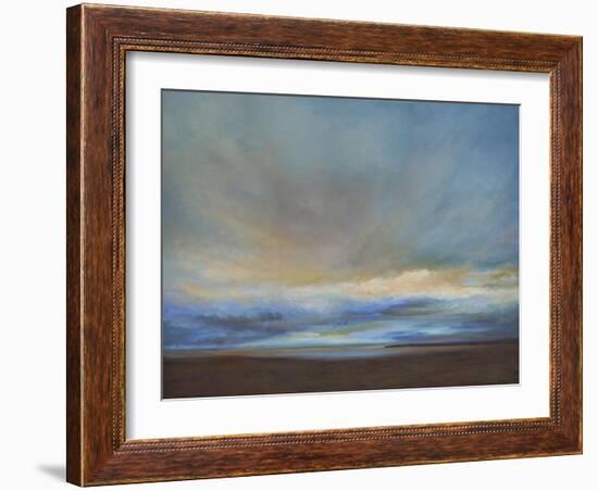 Coastal Clouds III-Sheila Finch-Framed Art Print