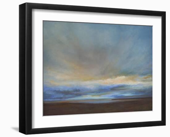 Coastal Clouds III-Sheila Finch-Framed Art Print