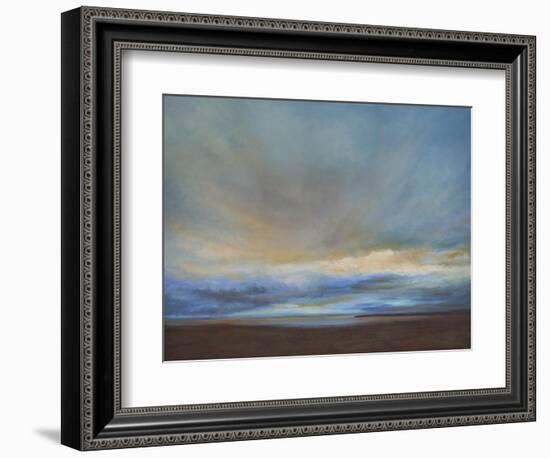 Coastal Clouds III-Sheila Finch-Framed Art Print