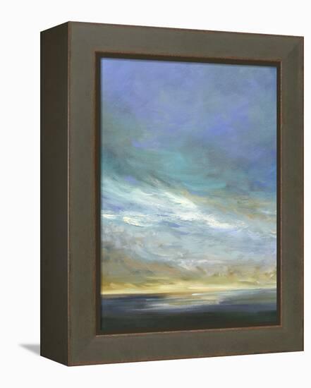 Coastal Clouds Triptych II-Sheila Finch-Framed Stretched Canvas