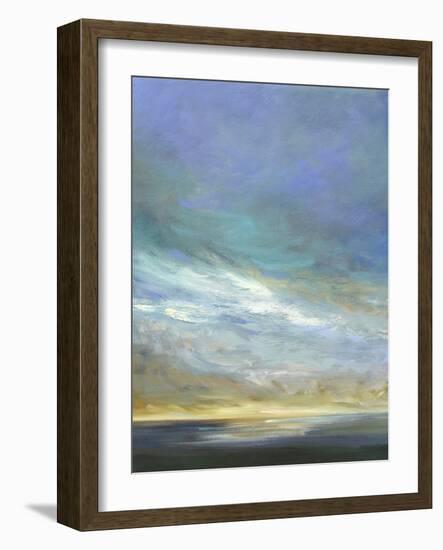 Coastal Clouds Triptych II-Sheila Finch-Framed Art Print